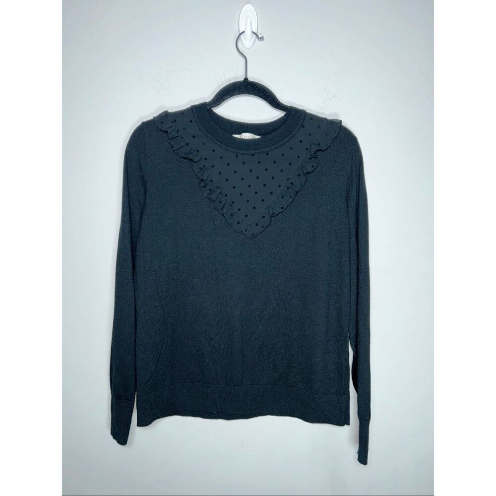 Loft black sweater size XL